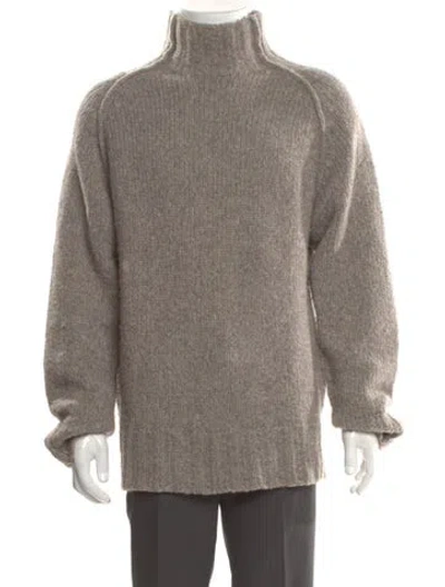 Pre-owned Nn07 Wool Turtleneck Pullover In Gray