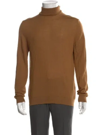 Pre-owned Nn07 Wool Turtleneck Pullover In Neutral