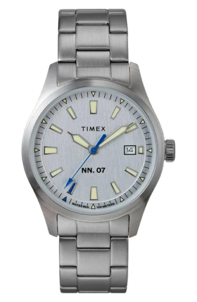 Nn07 X Timex Expedition North Field Post Bracelet Watch, 36mm In Gray