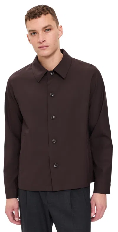 Nn07 Zander Casual Hybrid Blazer Deep Truffle In Burgundy