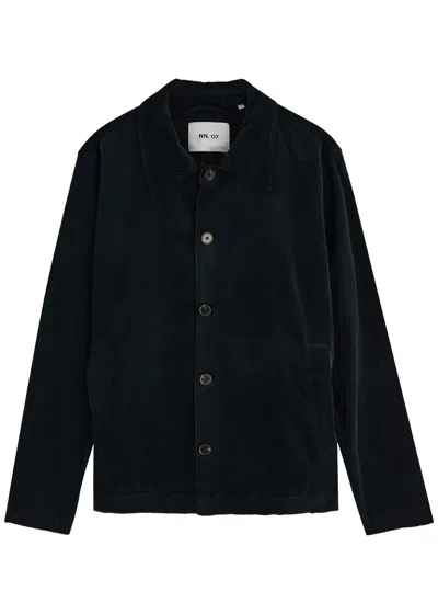 Nn07 Zander Corduroy Jacket In Navy