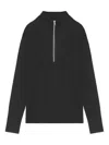 Nn07 6350 Harald Half Zip Sweater In Black