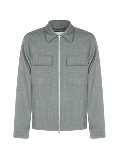 Nn07 Zip Pocket Jacket In Gray