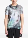 Nnormal Abstract-print Raglan-sleeve T-shirt In Multi