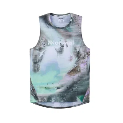 Nnormal Race Tank Sleeveless Shirt Gray Black Green In Multi