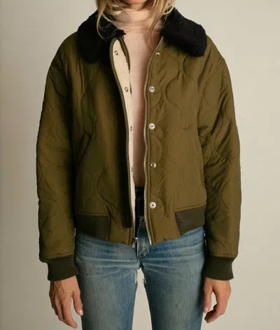 No. 6 Landmark Jacket In Olive In Green