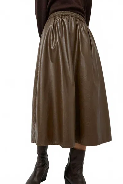 No. 6 Mel Skirt In Cafe In Brown