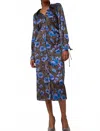 No. 6 Stella Dress In Violet Roses