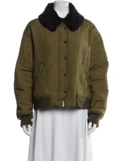 Pre-owned No. 6 Store Bomber Jacket In Green