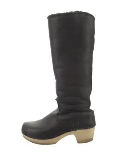 Pre-owned No. 6 Store Leather Boots In Black