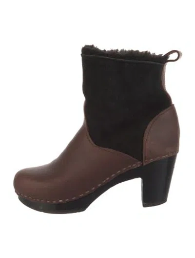 Pre-owned No. 6 Store Leather Boots In Brown