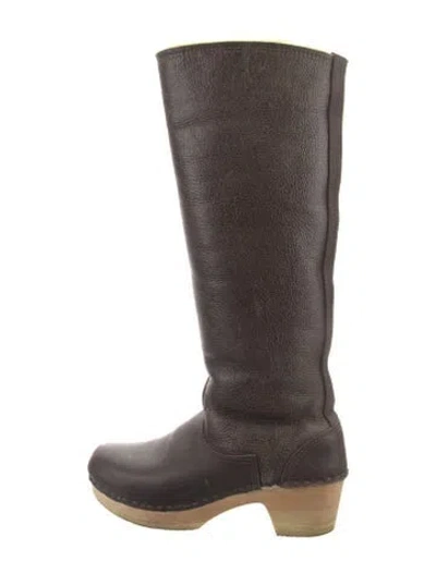 Pre-owned No. 6 Store Leather Boots In Brown