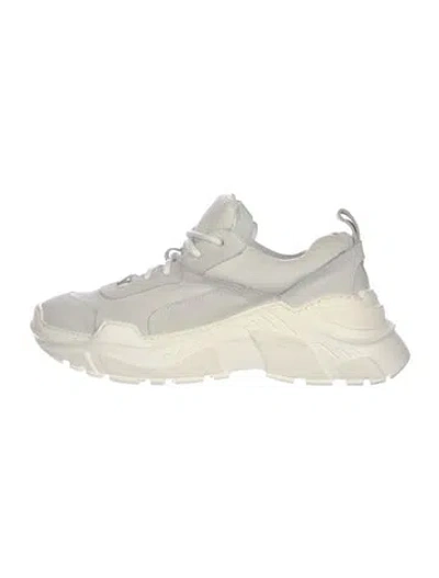Pre-owned No. 6 Store Leather Chunky Sneakers In White