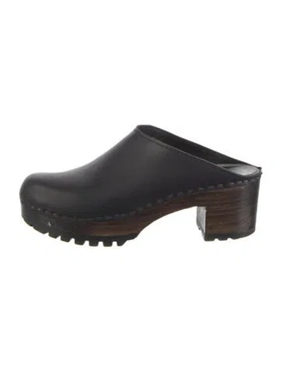 Pre-owned No. 6 Store Leather Mules In Multi