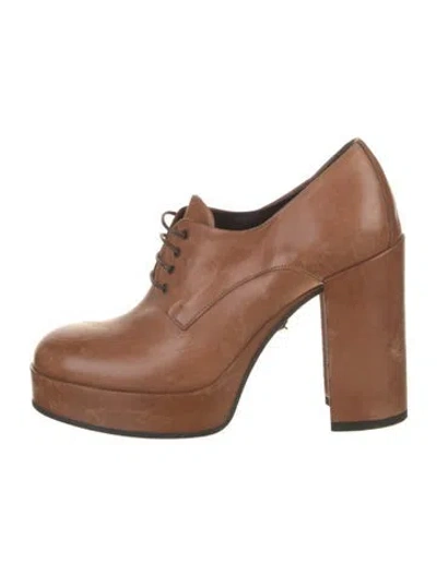 Pre-owned No. 6 Store Leather Pumps In Brown