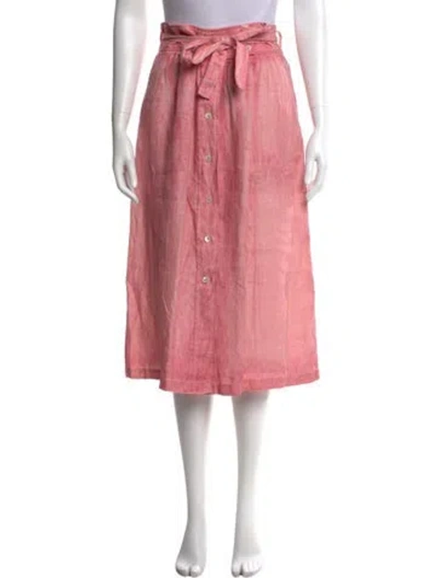 Pre-owned No. 6 Store Midi Length Skirt In Pink