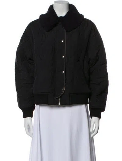 Pre-owned No. 6 Store Nylon Bomber Jacket In Gray