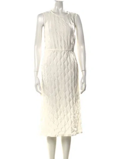 Pre-owned No. 6 Store Patterned Midi Length Dress In Neutral