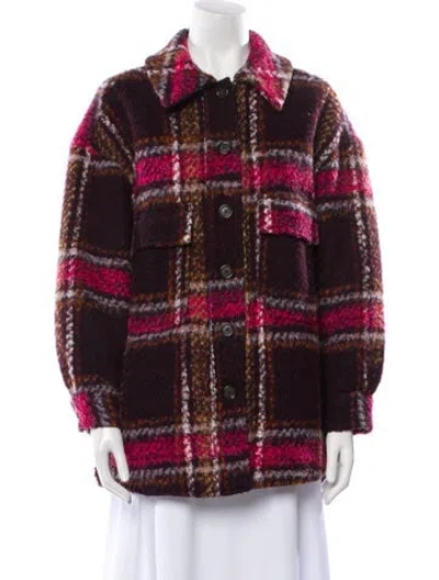 Pre-owned No. 6 Store Plaid Print Jacket In Multi