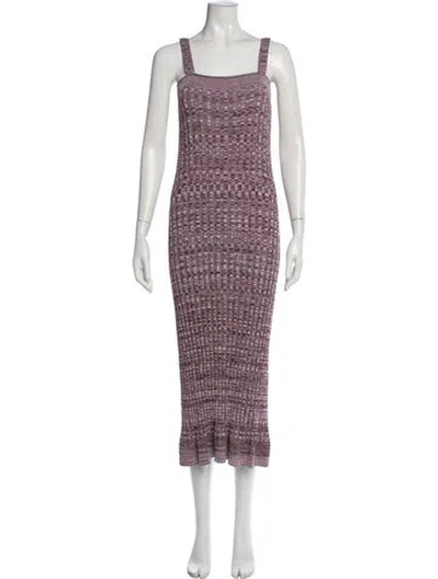 Pre-owned No. 6 Store Printed Midi Length Dress In Multi