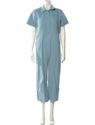 Pre-owned No. 6 Store Silk Jumpsuit In Blue