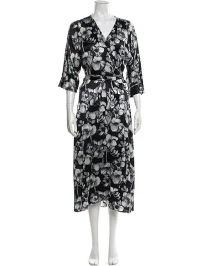 Pre-owned No. 6 Store Silk Long Dress In Blue