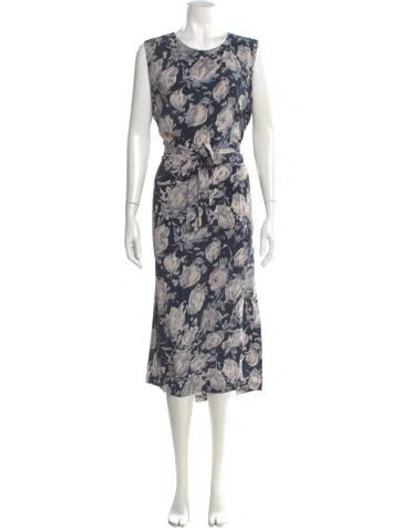 Pre-owned No. 6 Store Silk Long Dress In Multi