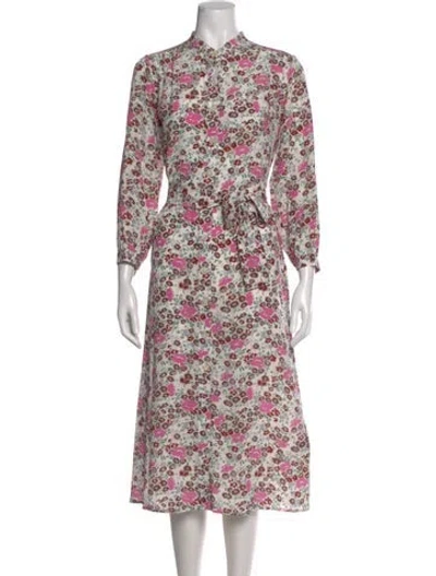 Pre-owned No. 6 Store Silk Long Dress In Multi