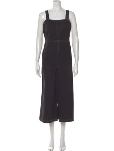 Pre-owned No. 6 Store Square Neckline Jumpsuit In Gray