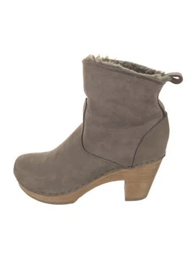 Pre-owned No. 6 Store Suede Boots In Gray