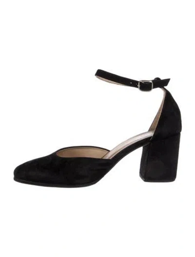 Pre-owned No. 6 Store Suede D'orsay Pumps In Black