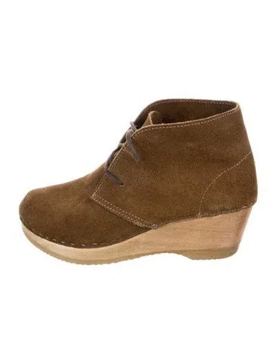 Pre-owned No. 6 Store Suede Lace-up Boots In Brown