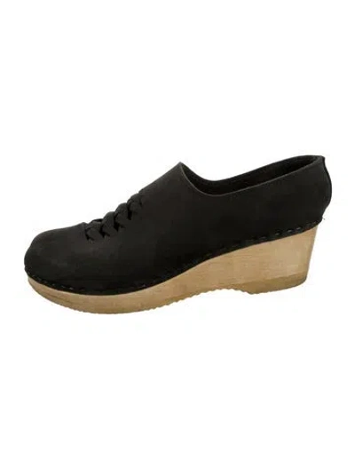 Pre-owned No. 6 Store Suede Pumps In Black