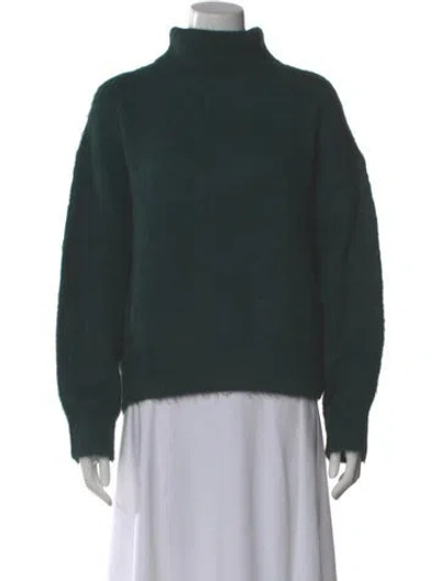 Pre-owned No. 6 Store Turtleneck Sweater In Green