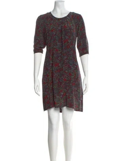 Pre-owned No. 6 Store Vintage Mini Dress In Blue