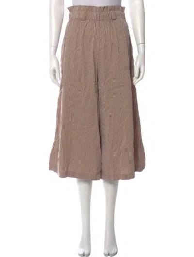 Pre-owned No. 6 Store Wide Leg Pants In Brown