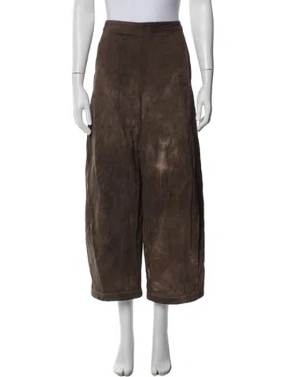 Pre-owned No. 6 Store Wide Leg Pants In Brown