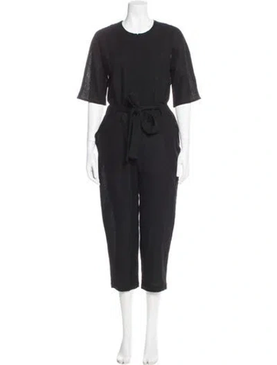 Pre-owned No. 6 Store Wool Crew Neck Jumpsuit In Black