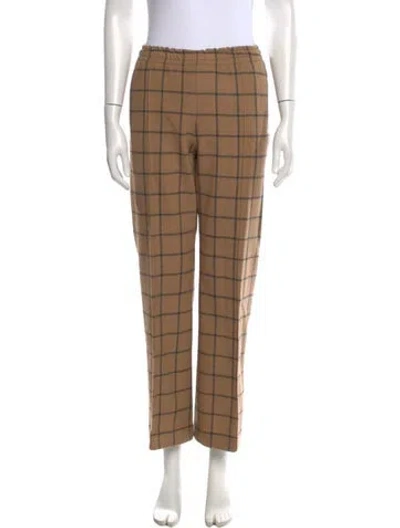 Pre-owned No. 6 Store Wool Straight Leg Pants In Multi