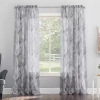 No. 918 Cristo Rod Pocket Light-filtering Single Curtain Panel In Gray