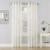 No. 918 Erica Grommet Top Sheer Single Curtain Panel In Sand
