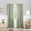 No. 918 Hathaway Tab Top Sheer Single Curtain Panel In Green