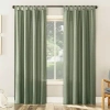 No. 918 Jacob Tab Top Sheer Single Curtain Panel In Green