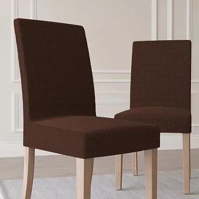 No. 918 Sparta Set Of 2 Chair Slipcover In Brown