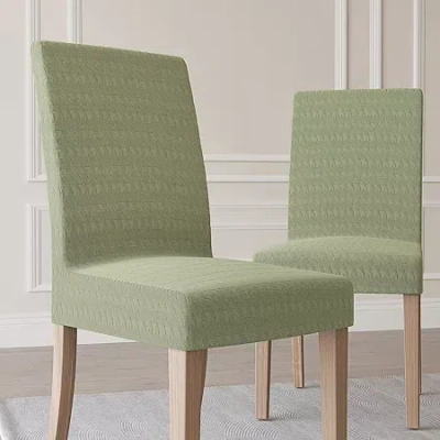 No. 918 Sparta Set Of 2 Chair Slipcover In Green