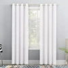No. 918 Sutton Grommet Top Light-filtering Single Curtain Panel In White