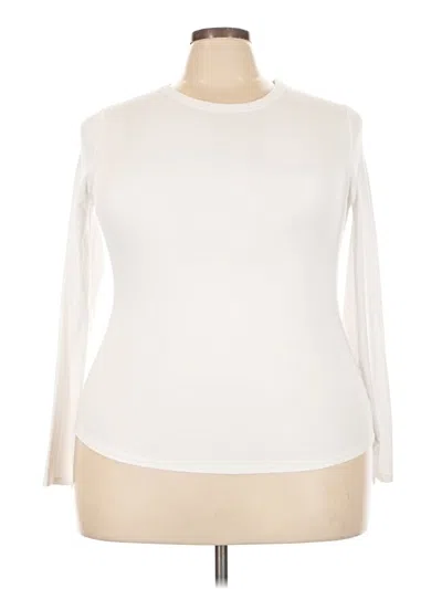 Pre-owned No Boundaries 3/4 Sleeve T-shirt In Ivory