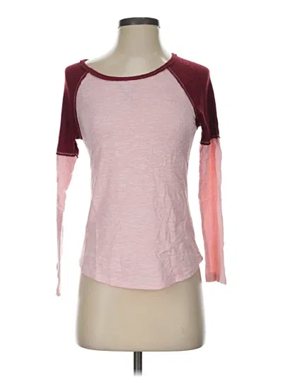 Pre-owned No Boundaries 3/4 Sleeve T-shirt In Pink