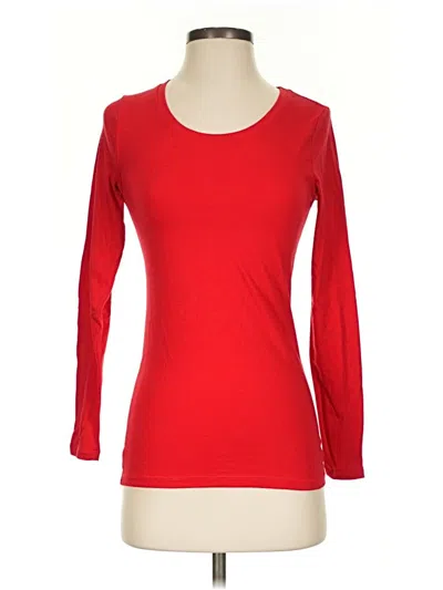 Pre-owned No Boundaries 3/4 Sleeve T-shirt In Red