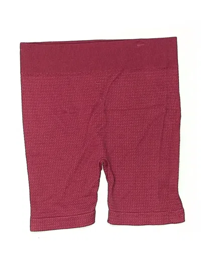 Pre-owned No Boundaries Athletic Shorts In Burgundy